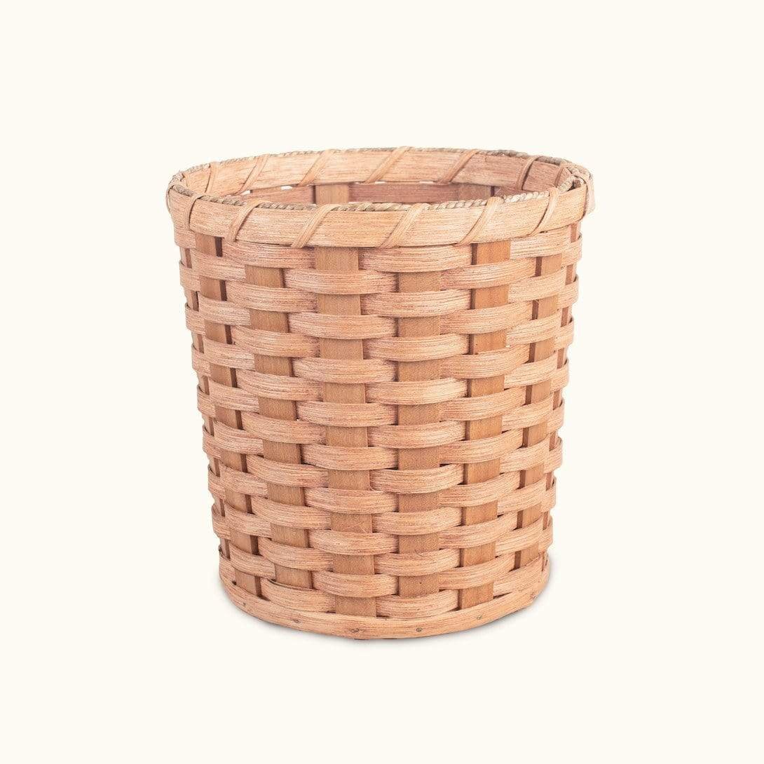 11" Woven Wicker Waste Basket | Decorative Amish Woven Wastebasket - Image 3