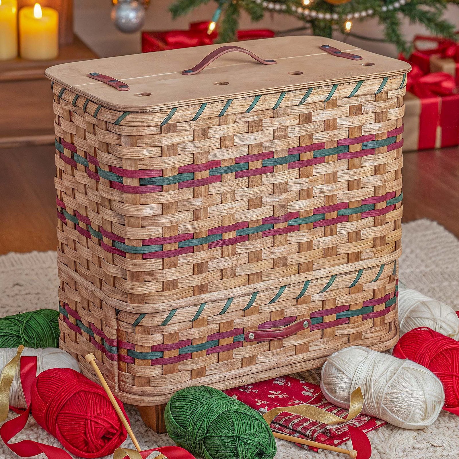 The Yarn Barn | Extra-Large Amish Knitting & Crochet Organizer - Image 4