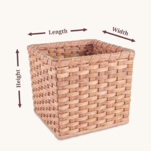 Alternative view of Rectangular Wicker Baskets | Custom Woven Storage Baskets By Size