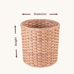 Alternative view of Round Wicker Baskets | Custom Size Woven Circle Baskets