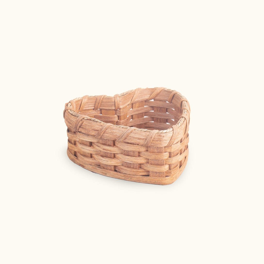 Heart Shaped Counter Basket | Small Amish Candy & Trinket Basket - Image 4