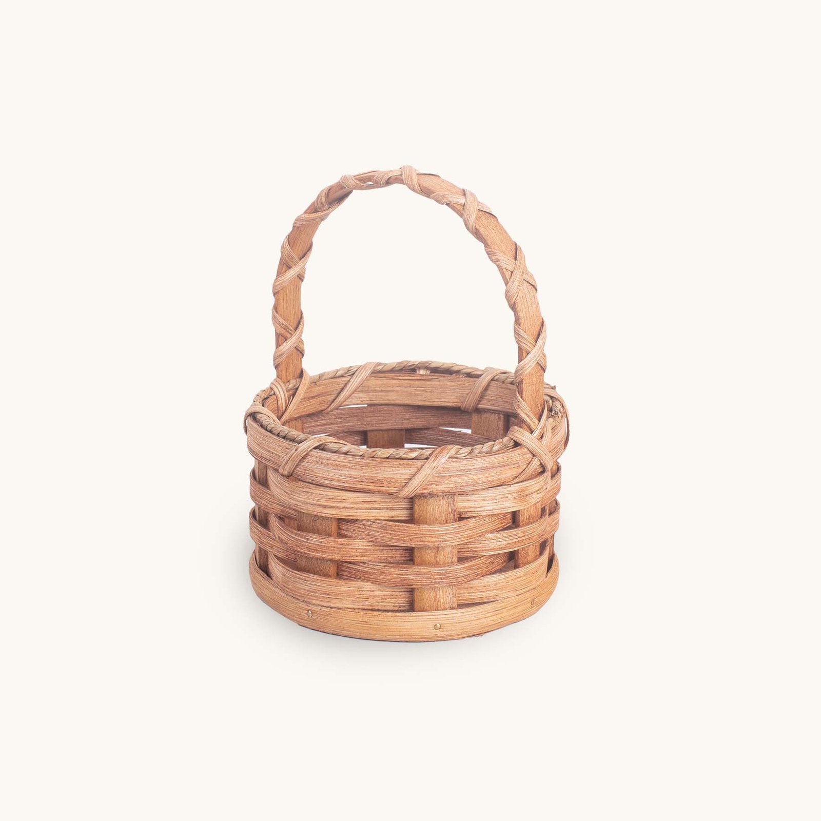 Candy & Gift Giving Basket | Amish Wicker Basket w/Handle - Image 3