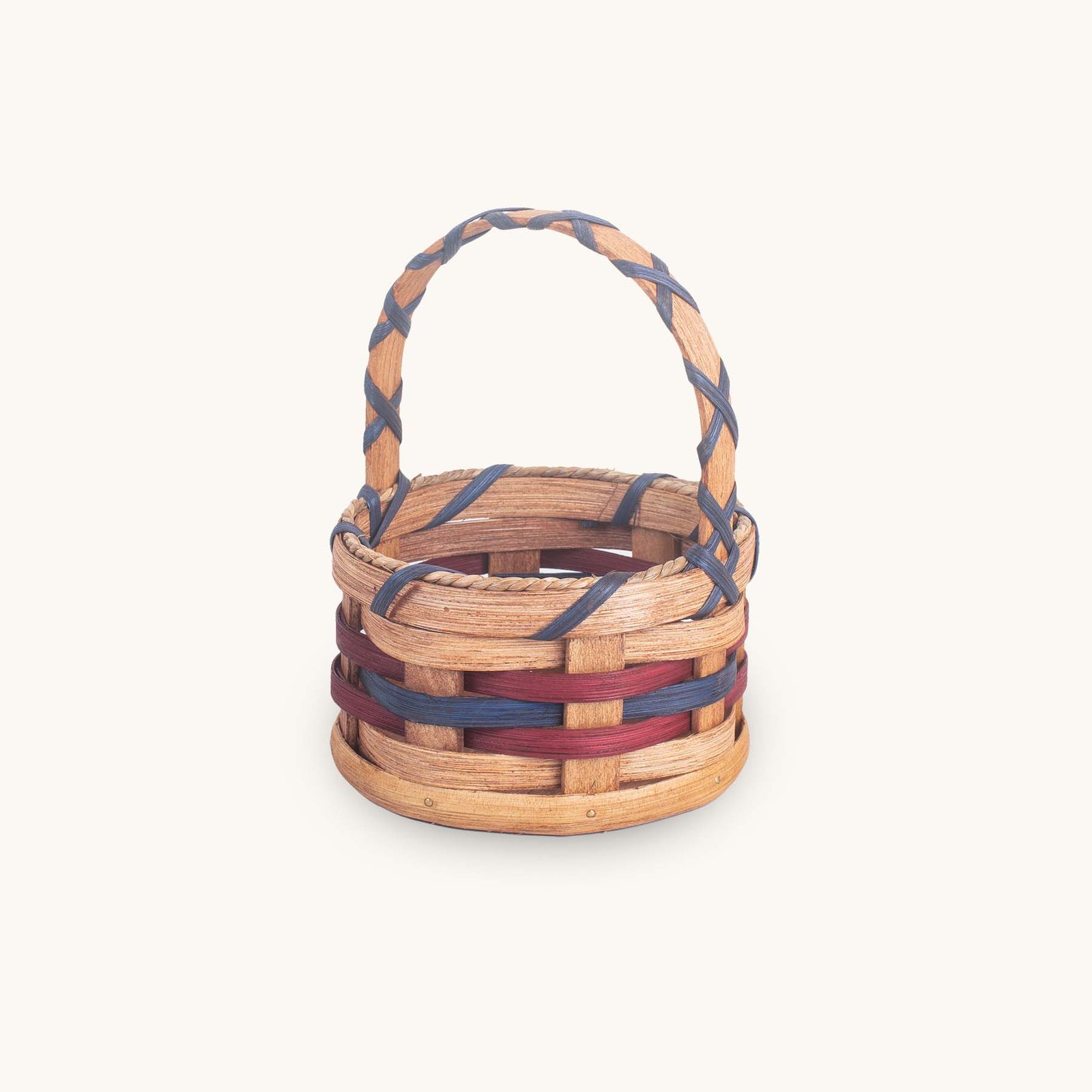 Candy & Gift Giving Basket | Amish Wicker Basket w/Handle - Image 4