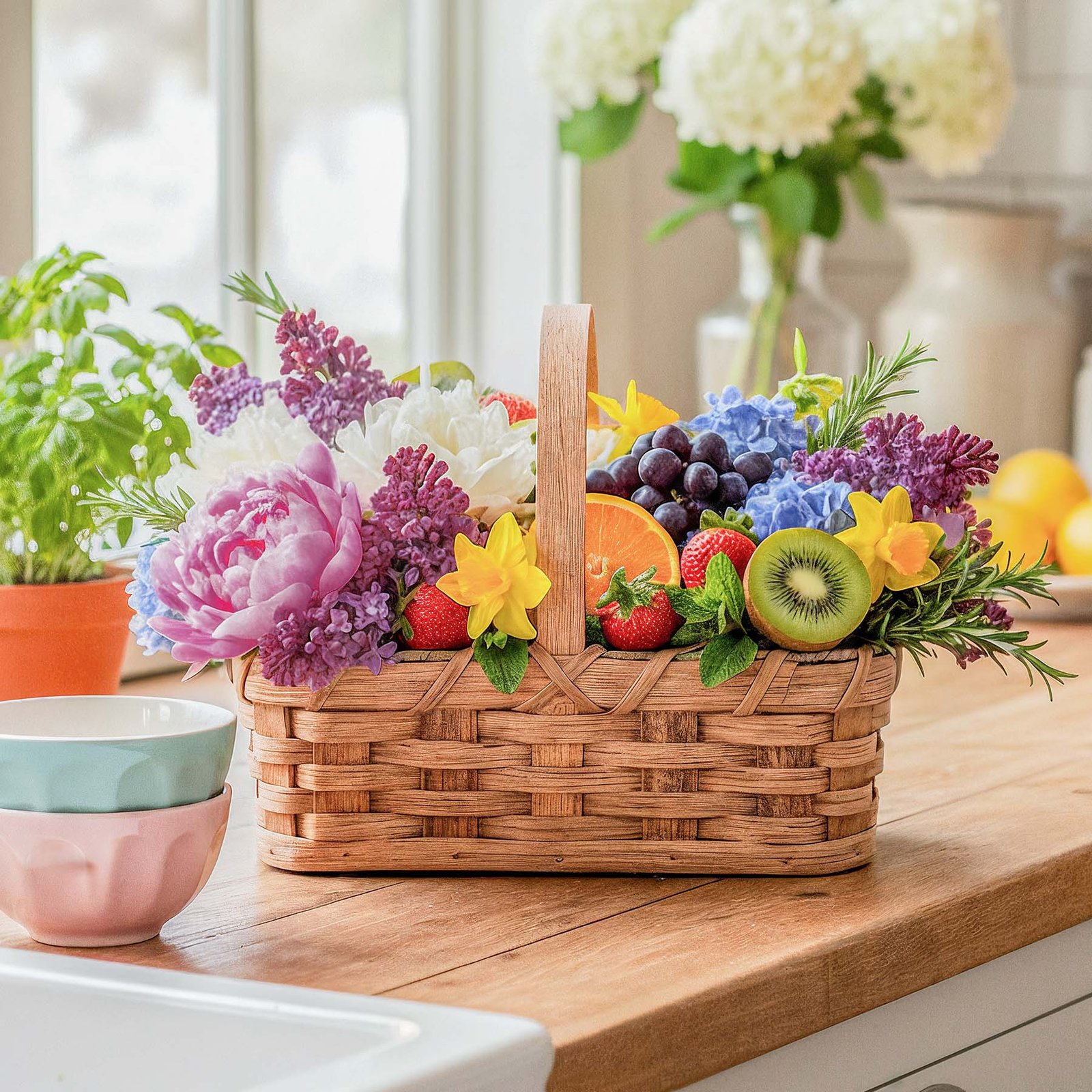 The “Blessings Basket” | Amish Handwoven Multi-Use & Gift Basket - Image 5