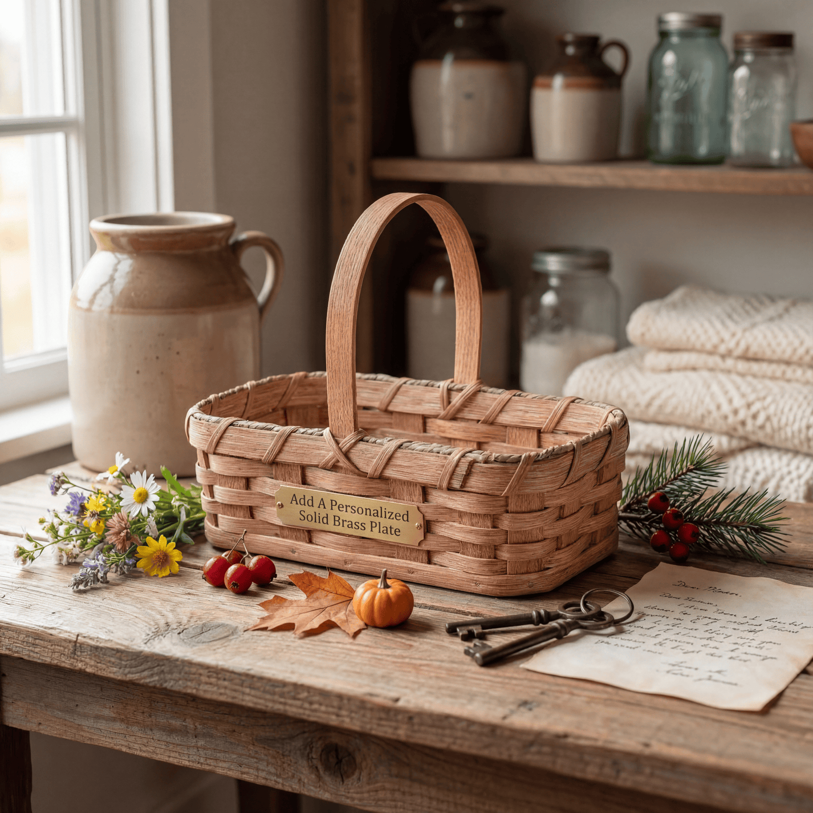 The “Blessings Basket” | Amish Handwoven Multi-Use & Gift Basket - Image 2